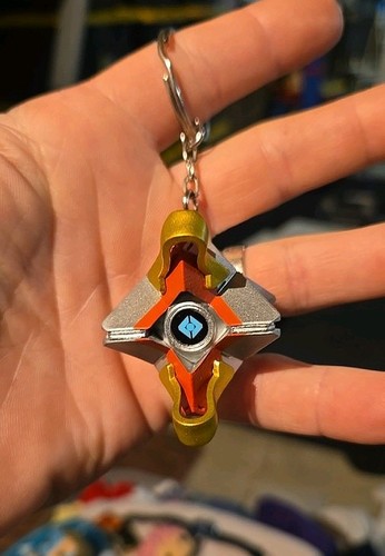 Destiny ghost shell keychain - ghost,